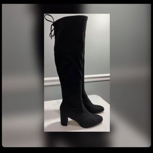 Marc Fisher knee high suede boots